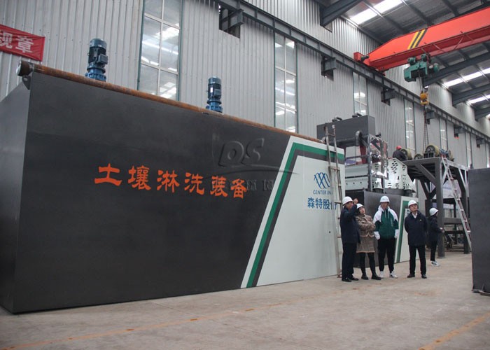 土壤淋洗設(shè)備客戶來(lái)訪