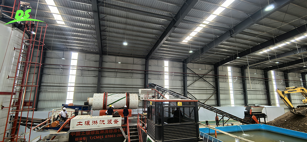 德森通溝污泥治理現(xiàn)場